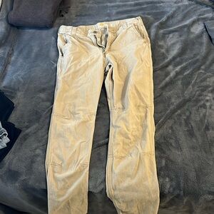Tan Carhartt straight fit work pants